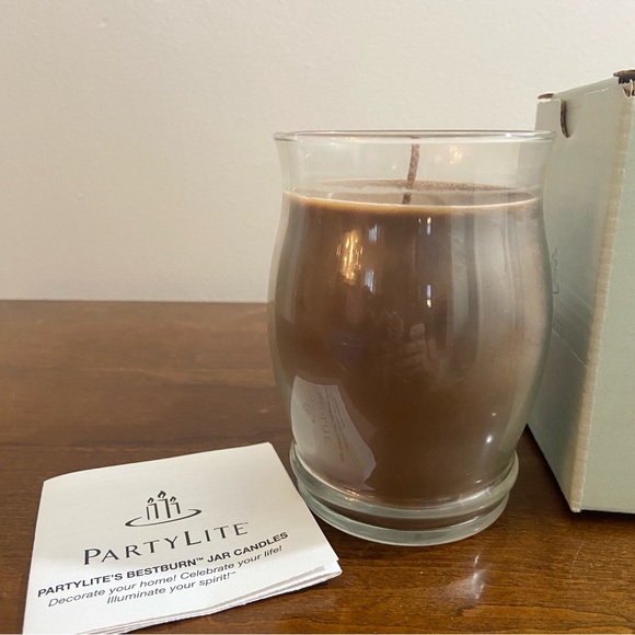 PARTYLITE' BESTBURN® BARREL Jar Candle & 6 Votives in Roasted Chestnut NIB - Picture 5 of 5